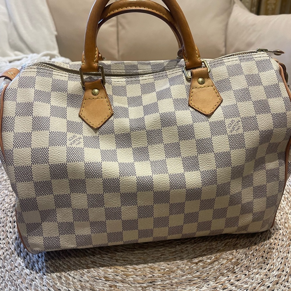 Authentic Louis Vuitton Damier Azur Speedy